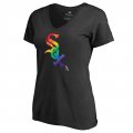 Women's Chicago White Sox Fanatics Branded Pride Black T-Shirt