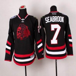 Youth Brent Seabrook Jersey #7 Black Chicago Blackhawks Jerseys(1)