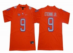 Clemson Tigers #9 Travis Etienne Jr. orange College Football Color Rush Limited Jersey-HJ