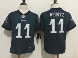 Nike Philadelphia Eagles #11 Carson Wentz green toddler nfl jersey