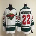 Minnesota Wild #22 Nino Niederreiter NHL white hockey Jerseys