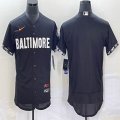 Nike Baltimore Orioles blank black Flexbase Authentic Collection Jersey city version-BD