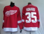 Deroit Red wings 35# Hdward Red NHL Jerseys