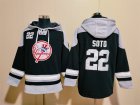 New York Yankees #22 Juan Soto black gray Hooded Sweatshirt