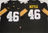 George Kittle Iowa Hawkeyes #46 Limited Black College Football Jersey-pns