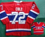 Montreal Canadiens Andrei 72 COLE red NHL jerseys