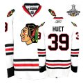 Chicago Blackhawks #39 HUET White NHL Jerseys