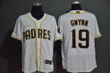 Nike San Diego Padres #19 Tony Gwynn white Flexbase Authentic Collection Jerseys-BD