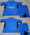 2023-2024 Real Madrid blue goalkeeper soccer jersey