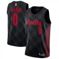 Nike Portland Trail Blazers #0 Damian Lillard black nba jersey