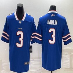 Nike Buffalo Bills #3 Damar Hamlin blue Color Rush Limited Jersey-BD