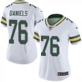 Women Green Bay Packers #76 Mike Daniels Nike white Color Rush Limited Jersey