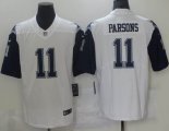 Nike Dallas Cowboys #11 Micah Parsons white blue Color Rush Limited Jersey