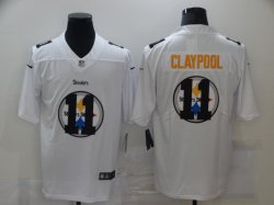 Nike Pittsburgh Steelers #11 Chase Claypool white fashion Nike Color Rush Limited Jersey-BD