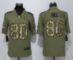 Nike San Francisco 49ers 80 Rice Olive Camo Carson 2017 Salute to Service Limited Jersey