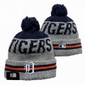 2024 Detroit Tigers gray navy MLB Cuffed Knit Hats