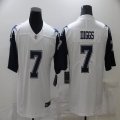 Dallas Cowboys #7 Trevon Diggs white blue Nike Color Rush Limited Jersey