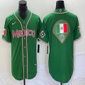 2023 World Cup Mexico blank green majestic baseball jerseys 46