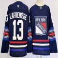 New York Rangers #13 Alexis Lafreniere Navy NHL Hockey Jerseys-PD