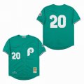 Philadelphia Phillies #20 Mike Schmidt throwback green Baseball Jersey-BD