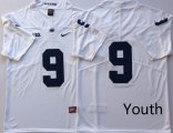 Youth Penn State Nittany Lions #9 Trace McSorley white college football jersey