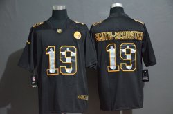 Nike Pittsburgh Steelers #19 Smith-Schuster black Color Rush Limited Jersey-WL