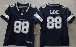 Youth Dallas Cowboys 88# CeeDee Lamb blue Nike Vapor F.U.S.E. Limited Jersey