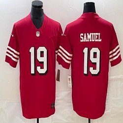 Men Nike 49ers #19 Deebo Samuel red Color Rush Limited Jersey 03