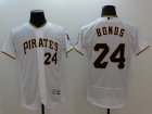 2016 Pittsburgh Pirates #24 Barry Bonds white elite baseball jersey