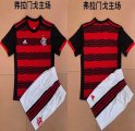 2022-2023 Flamengo club red white soccer jerseys home