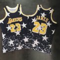 Los Angeles Lakers #23 LeBron James black star basketball jersey