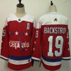 Adidas Washington Capitals Nicklas Backstrom #19 red hockey Jersey