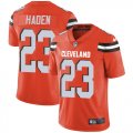 Cleveland Browns #23 Joe Haden orange Nike Color Rush Limited Jerseys