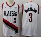 Nike Portland Trail Blazers #3 C.J. McCollum White NBA Jerseys-S8