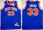 New York Knicks Patrick Ewing #33 Blue Jersey