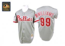 Philadephia Phillis 99# Williams grey MLB jersey