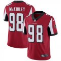 Nike Atlanta Falcons #98 McKinley red color Rush Limited Jersey