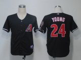 Arizona Diamondback 24 Young Black mlb jerseys