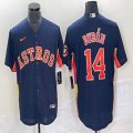 Nike Houston Astros #14 Dubon blue majestic baseball jerseys -BD