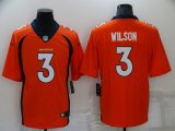 Denver Broncos #3 Russell Wilson Nike orange Youth Color Rush Limited Jersey