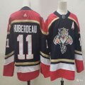 Adidas Florida Panthers #11 Jonathan Huberdeau dark blue red hockey Jersey-PD