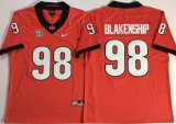 Georgia Bulldogs #98 Rodrigo Blankenship red College Football Color Rush Limited Jersey