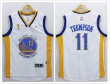 Golden State Warriors #11 Klay Thompson white NBA champion Jerseys