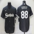 Nike Chicago White Sox #88 Luis Robert black Majestic baseball jerseys city version-BD