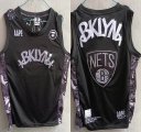 Brooklyn Nets Jerseys black NBA jersey AAPE-HL