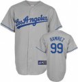 Los Angeles Dodgers 99# grey jersey