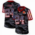 Custom Nike Browns #24 Nick Chubb 2020 Nike Camo USA Salute to Service Limited Jersey-ZH