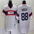 Nike Chicago White Sox #88 Luis Robert White throwback mlb jersey