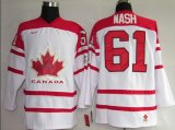 Team Canada #61 Rick Nash white nhl Jersey