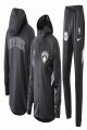 New York Knicks dark gray NBA Hooded Sweatshirt with long shorts